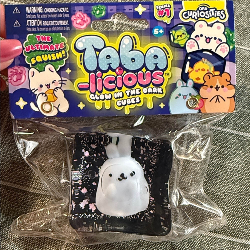 Taba-licious Glow in the Dark Squishy Cube large cube